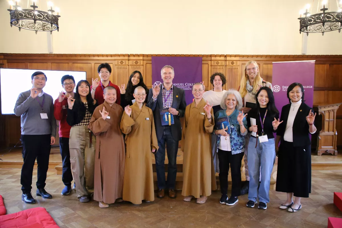 Buddhist Spiritual Gathering at Emmanuel College, University of Toronto: Over 100 Faculty and Students Explore Humanistic Buddhism